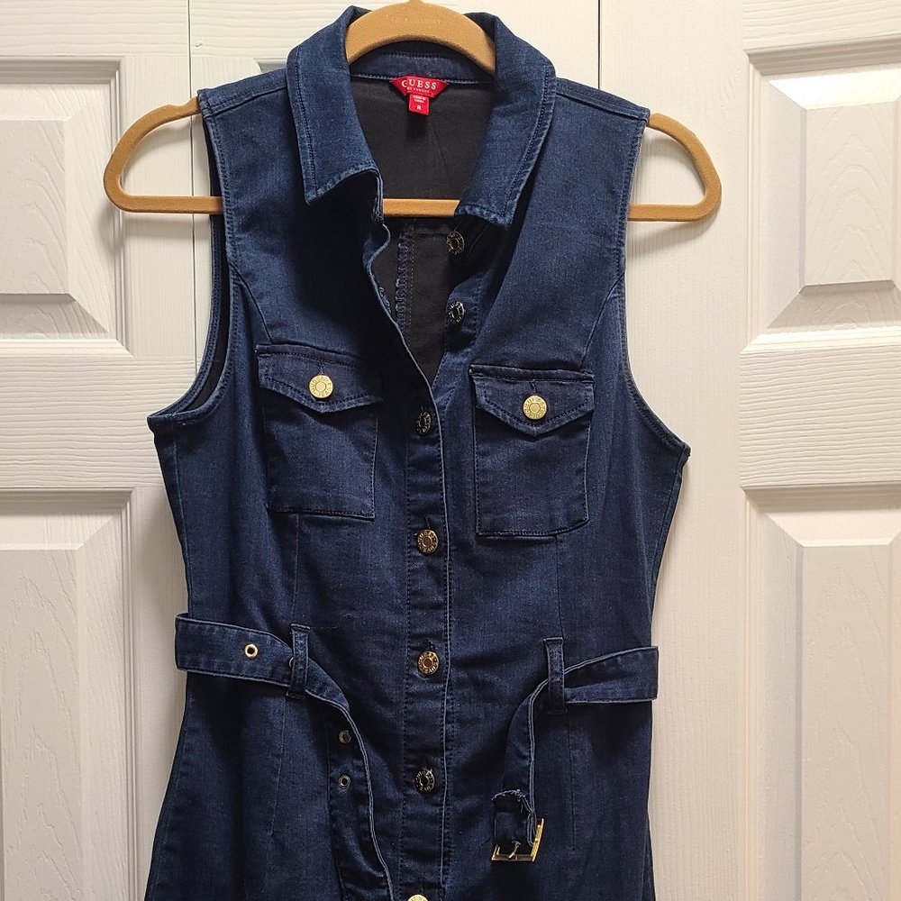 Guess Dark Denim Jean Dress